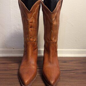 Free People Ainsley Mid Western Boots 40
